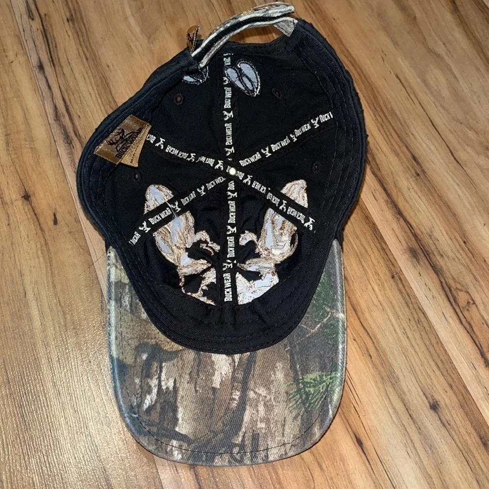 Buckwear hat velcro strap cute as a button buck toddler size